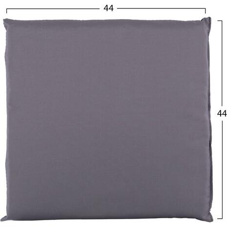 ΜΑΞΙΛΑΡΙ ΥΦΑΣΜΑΤΙΝΟ ΓΚΡΙ 44x44x5,5 εκ. HM5746.10