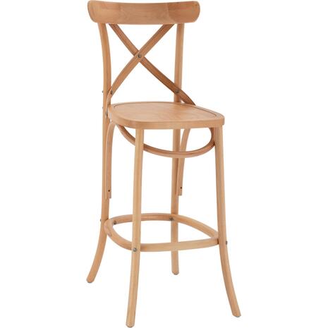 ΣΚΑΜΠΟ ΜΕΣ.ΥΨΟΥΣ GIOLIANA HM8750.01 ΑΠΟ ΟΞΙΑ ΦΥΣΙΚΟ ΜΕ PLYWOOD ΚΑΘΙΣΜΑ 46x46x101Υ εκ.