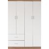 ΝΤΟΥΛΑΠΑ 4ΦΥΛΛΗ ME 2 ΣΥΡΤΑΡΙΑ BLAKELY HM339.06 SONAMA ΛΕΥΚΗ 120Χ42,5Χ180,5 εκ.