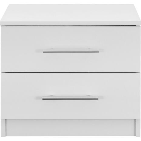 ΚΟΜΟΔΙΝΟ ΜΕΛΑΜΙΝΗΣ CHELSEA HM2220.05 ΛΕΥΚΟ 48x40,5x41,5 εκ.