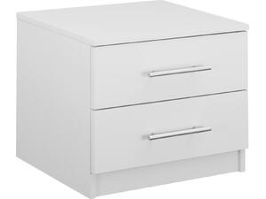 ΚΟΜΟΔΙΝΟ ΜΕΛΑΜΙΝΗΣ CHELSEA HM2220.05 ΛΕΥΚΟ 48x40,5x41,5 εκ.