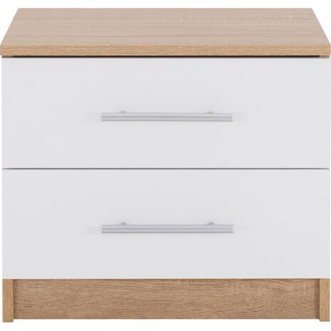 ΚΟΜΟΔΙΝΟ ΜΕΛΑΜΙΝΗΣ HM2220.06 SONAMA - ΛΕΥΚΟ 48x40,5x41,5 εκ.