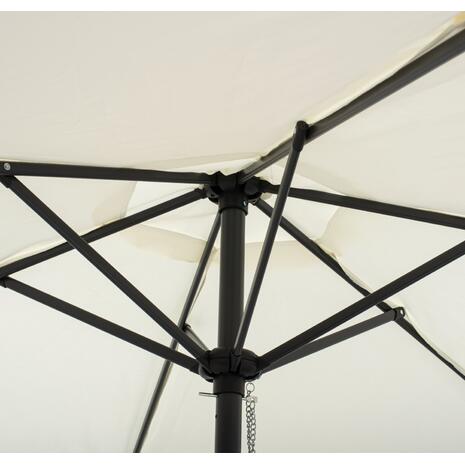 ΟΜΠΡΕΛΑ ΑΛΟΥΜΙΝΙΟΥ Φ250x236 εκ.ΜΕ 6 ΑΚΤΙΝΕΣ KACEN HM6030.02 ΕΚΡΟΥ ΓΚΡΙ