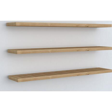 ΡΑΦΙΕΡΑ ΤΟΙΧΟΥ ΑΠΟ ΜΕΛΑΜΙΝΗ ΣΕ NATURAL WOOD ΧΡΩΜΑ HM8983.01 60x14,5x1,8 εκ.
