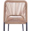 ΚΑΡΕΚΛΑ ΑΛΟΥΜΙΝΙΟΥ ΓΚΡΙ ΜΕ P.E.TWIST RATTAN ΜΠΕΖ HM5770.02 45x63x82Υ εκ.