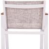 ΣΚΑΜΠΟ ΜΠΑΡ ΑΛΟΥΜΙΝΙΟΥ ΛΕΥΚΟ ΜΕ POLYWOOD 52 x 58 x 108 εκ. HM5790.01
