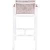 ΣΚΑΜΠΟ ΜΠΑΡ ΑΛΟΥΜΙΝΙΟΥ ΛΕΥΚΟ ΜΕ POLYWOOD 52 x 58 x 108 εκ. HM5790.01