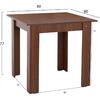 ΤΡΑΠΕΖΙ ΚΟΥΖΙΝΑΣ KELVIN 80x80x77Υεκ. ΚΑΡΥΔΙ HM2427.04