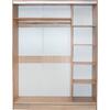 ΝΤΟΥΛΑΠΑ ΔΙΦΥΛΛΗ ΣΥΡΟΜΕΝΗ ΜΕ ΚΑΘΡΕΠΤΗ SONAMA HM2434 160x60x210 εκ.