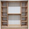 ΝΤΟΥΛΑΠΑ 3ΦΥΛΛΗ ΣΥΡΟΜΕΝΗ ΜΕ ΚΑΘΡΕΠΤΗ SONAMA OAK HM2435  200X60X210Υεκ