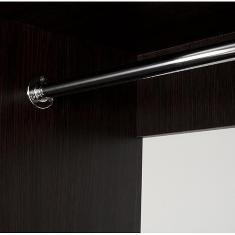 ΝΤΟΥΛΑΠΑ ΣΥΡΟΜΕΝΗ ADLER ΜΕΛΑΜΙΝΗΣ WENGE ΜΕ ΚΑΘΡΕΠΤΗ HM2437.02  180X60X210Υεκ.