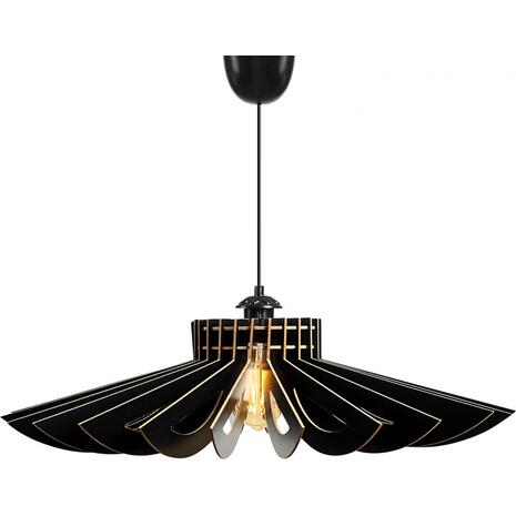ΦΩΤΙΣΤΙΚΟ ΟΡΟΦΗΣ ΚΡΕΜΑΣΤΟ HM7349.03 MDF ΜΑΥΡΟ Φ52x45Υεκ.