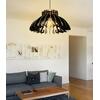 ΦΩΤΙΣΤΙΚΟ ΟΡΟΦΗΣ ΚΡΕΜΑΣΤΟ HM7350.03 MDF ΜΑΥΡΟ Φ54x65Υεκ.