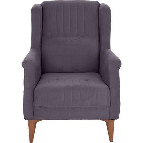 ΠΟΛΥΘΡΟΝΑ ΜΠΕΡΖΕΡΑ TIMMY HM9136.01 ΣΚΟΥΡΟ ΓΚΡΙ 70x80x98 εκ. (Γκρι)