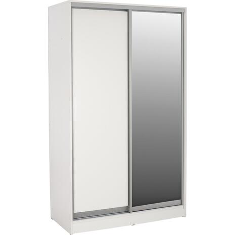 ΝΤΟΥΛΑΠΑ ΔΙΦΥΛΛΗ ΣΥΡΟΜΕΝΗ ΜΕ ΚΑΘΡΕΠΤΗ ADLER HM2460.03 ΜΕΛΑΜΙΝΗ ΛΕΥΚΗ 120x60x220Y