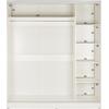 ΝΤΟΥΛΑΠΑ ΔΙΦΥΛΛΗ ΣΥΡΟΜΕΝΗ ΜΕ ΚΑΘΡΕΠΤΗ ADLER HM2460.03 ΜΕΛΑΜΙΝΗ ΛΕΥΚΗ 120x60x220Y