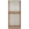 ΝΤΟΥΛΑΠΑ ΣΥΡΟΜΕΝΗ ADLER ΜΕΛΑΜΙΝΗΣ 90x45x210Yεκ. SONAMA OAK 2ΦΥΛΛΗ HM2436.01