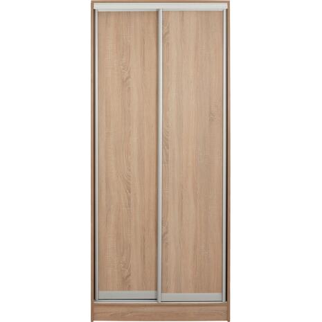 ΝΤΟΥΛΑΠΑ ΣΥΡΟΜΕΝΗ ADLER ΜΕΛΑΜΙΝΗΣ 90x45x210Yεκ. SONAMA OAK 2ΦΥΛΛΗ HM2436.01