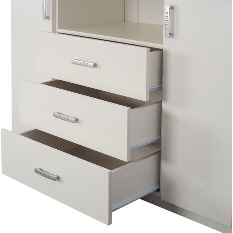 ΜΠΟΥΦΕΣ ADLER HM2430.03 ΜΕΛΑΜΙΝΗ ΛΕΥΚΗ 120X45X85Yεκ