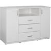 ΜΠΟΥΦΕΣ ADLER HM2430.03 ΜΕΛΑΜΙΝΗ ΛΕΥΚΗ 120X45X85Yεκ