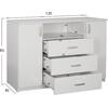 ΜΠΟΥΦΕΣ ADLER HM2430.03 ΜΕΛΑΜΙΝΗ ΛΕΥΚΗ 120X45X85Yεκ