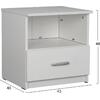 ΚΟΜΟΔΙΝΟ ΜΕ ΣΥΡΤΑΡΙ ADLER HM2431.03 ΜΕΛΑΜΙΝΗ ΛΕΥΚΗ 45x40x48Υεκ.