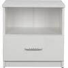 ΚΟΜΟΔΙΝΟ ΜΕ ΣΥΡΤΑΡΙ ADLER HM2431.03 ΜΕΛΑΜΙΝΗ ΛΕΥΚΗ 45x40x48Υεκ.