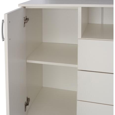 ΜΠΟΥΦΕΣ ADLER HM2430.03 ΜΕΛΑΜΙΝΗ ΛΕΥΚΗ 120X45X85Yεκ