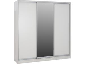 ΝΤΟΥΛΑΠΑ 3ΦΥΛΛΗ ΣΥΡΟΜΕΝΗ ΜΕ ΚΑΘΡΕΦΤΗ ADLER HM2462.03 ΜΕΛΑΜΙΝΗ ΛΕΥΚΗ 240x60x240Υ