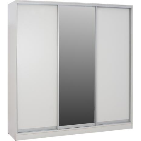 ΝΤΟΥΛΑΠΑ 3ΦΥΛΛΗ ΣΥΡΟΜΕΝΗ ΜΕ ΚΑΘΡΕΦΤΗ ADLER HM2462.03 ΜΕΛΑΜΙΝΗ ΛΕΥΚΗ 240x60x240Υ