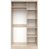 ΝΤΟΥΛΑΠΑ ΔΙΦΥΛΛΗ ΣΥΡΟΜΕΝΗ ΜΕ ΚΑΘΡΕΠΤΗ ADLER HM2460.01 ΜΕΛΑΜΙΝΗ SONAMA 120x60x220Y