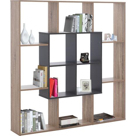 ΒΙΒΛΙΟΘΗΚΗ BRODY HM8771.02 136X22X136 ΓΚΡΙ