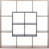 ΒΙΒΛΙΟΘΗΚΗ BRODY HM8771.02 136X22X136 ΓΚΡΙ