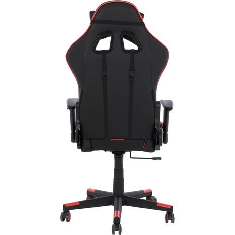 ΚΑΡΕΚΛΑ ΓΡΑΦΕΙΟΥ GAMING DOCKS HM1162.01 ΜΑΥΡΟ ΚΟΚΚΙΝΟ PU 67x70x130 εκ.