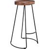 ΣΚΑΜΠΟ BAR ELEANOR HM8363.11 ΜΑΣΙΦ ΞΥΛΟ ΑΚΑΚΙΑΣ-ΜΕΤΑΛΛΟ 50x43x78Υεκ.