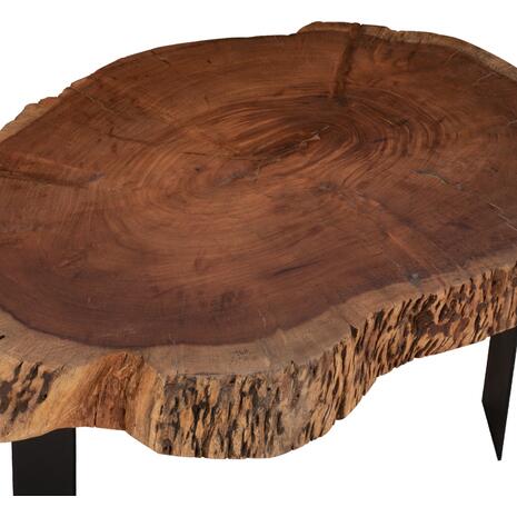 ΤΡΑΠΕΖΙ ΣΑΛΟΝΙΟΥ BRIGGS ΜΕ ΞΥΛΟ ΑΚΑΚΙΑΣ HM8776.11 80-87x50-83x40Yεκ.