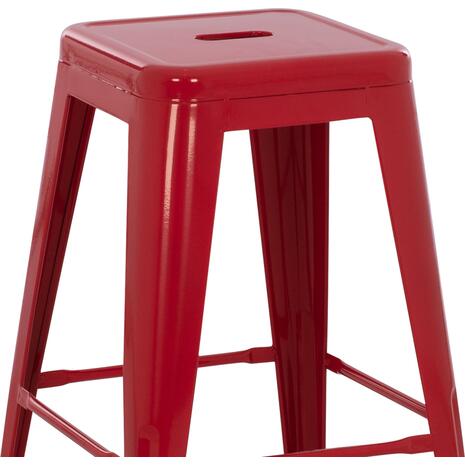 ΣΚΑΜΠΟ ΜΕΣ. ΥΨΟΥΣ MELITA HM8573.04 ΜΕΤΑΛΛΙΚΟ ΣΕ KOKKINO 43x43x67Yεκ.