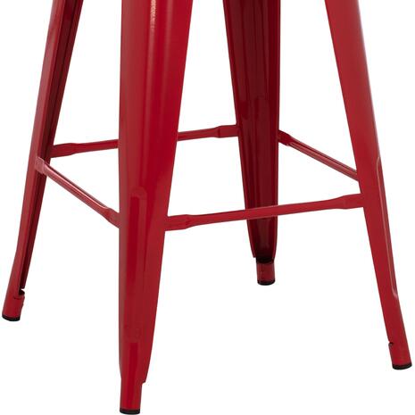 ΣΚΑΜΠΟ ΜΕΣ. ΥΨΟΥΣ MELITA HM8573.04 ΜΕΤΑΛΛΙΚΟ ΣΕ KOKKINO 43x43x67Yεκ.