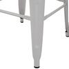 ΣΚΑΜΠΟ BAR MELITA HM8642.21 ΜΕΤΑΛΛΙΚΟ ΣΕ ΛΕΥΚΟ ΜΑΤ 43x43x78Υεκ.