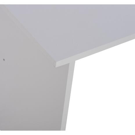 ΓΡΑΦΕΙΟ ΜΕΛΑΜΙΝΗΣ ENSLEY HM2029.05 ΜΕ 3 ΣΥΡΤΑΡΙΑ ΛΕΥΚΟ 120X60X76 εκ.