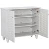 ΠΑΠΟΥΤΣΟΘΗΚΗ-ΝΤΟΥΛΑΠΙ CASSIOPE HM2208.05 ΜΕΛΑΜΙΝΗ ΛΕΥΚΗ ΜΕ ΠΟΔΙΑ 77Χ34Χ67.5Υεκ.