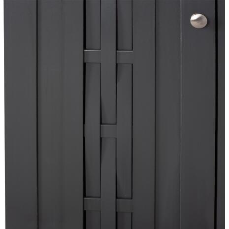 ΠΑΠΟΥΤΣΟΘΗΚΗ-ΝΤΟΥΛΑΠΙ IANTHA ΞΥΛΙΝΗ ΓΚΡΙ HM2231.10 60X33X84εκ.