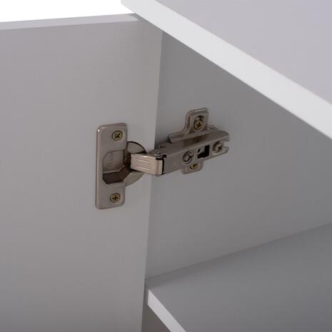 ΠΑΠΟΥΤΣΟΘΗΚΗ ΝΤΟΥΛΑΠΙ EMERIE HM2206.05 ΜΕΛΑΜΙΝΗ ΛΕΥΚΗ 60x40x80Υεκ.