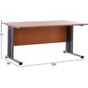 ΓΡΑΦΕΙΟ ΕΠΑΓΓΕΛΜΑΤΙΚΟ VALDEN HM2046.03 ΚΕΡΑΣΙ 180X80X75