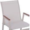 ΠΟΛΥΘΡΟΝΑ ΑΛΟΥΜΙΝΙΟΥ SHYLA HM5697.13 ΛΕΥΚΗ ΜΕ TEXTILENE & POLYWOOD 53x67x87 εκ.