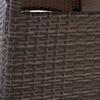 ΤΡΑΠΕΖΙ ΜΕΤΑΛΛΙΚΟ MINSK HM5507.01 WICKER ΓΚΡΙ 150x90x75Υεκ.