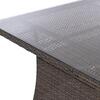 ΤΡΑΠΕΖΙ ΜΕΤΑΛΛΙΚΟ MINSK HM5507.01 WICKER ΓΚΡΙ 150x90x75Υεκ.