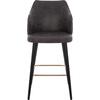 ΣΚΑΜΠΟ BAR ΕΠΑΓΓΕΛΜΑΤΙΚΟ ALONZO HM9281.11 Τ.NUBUCK ΓΚΡΙ ΞΥΛΙΝΟ 50x62x108,5Υεκ.