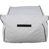ΠΟΥΦ ZAFER HM5772.01 ΜΕ TEXTILINE ΛΕΥΚΟ ΚΑΙ ΜΑΥΡΟ ΡΕΛΙ 88x128x40-60Υ εκ. Β ΔΙΑΛΟΓΗΣ