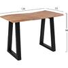 ΤΡΑΠΕΖΙ ΚΟΝΣΟΛΑ SOFIA SLIM HM8744.11 ΜΑΣΙΦ ΞΥΛΟ ΑΚΑΚΙΑΣ ΦΥΣΙΚΟ 120x53x96Υ εκ.